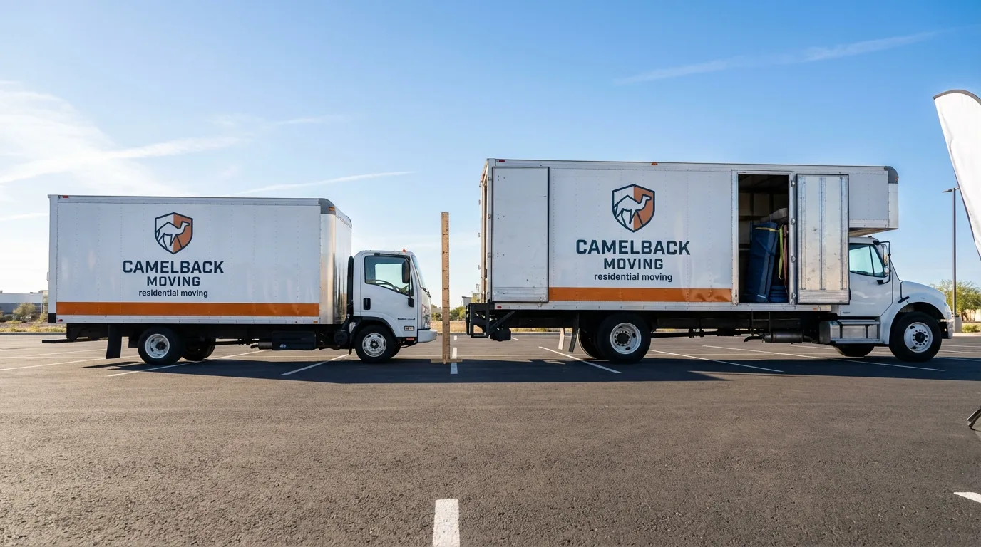 Moving truck size capacity guide in West Linn
